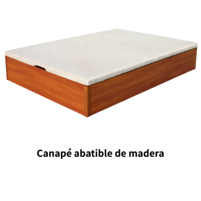 Canapé abatible de madera