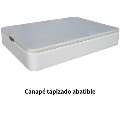 Canapé tapizado abatible