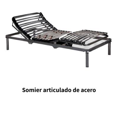 Somier articulado de acero