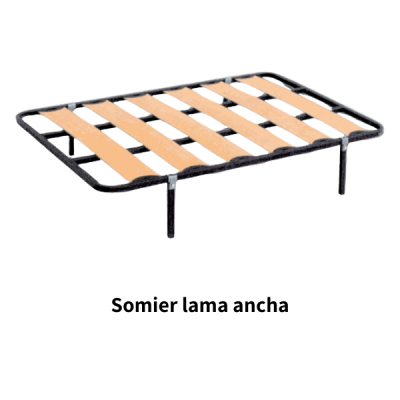 Somier lama ancha